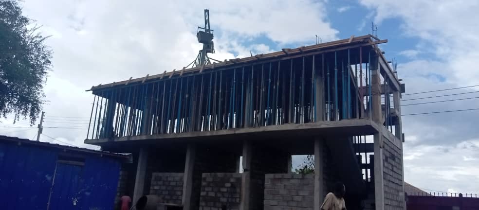 Structure mid-construction