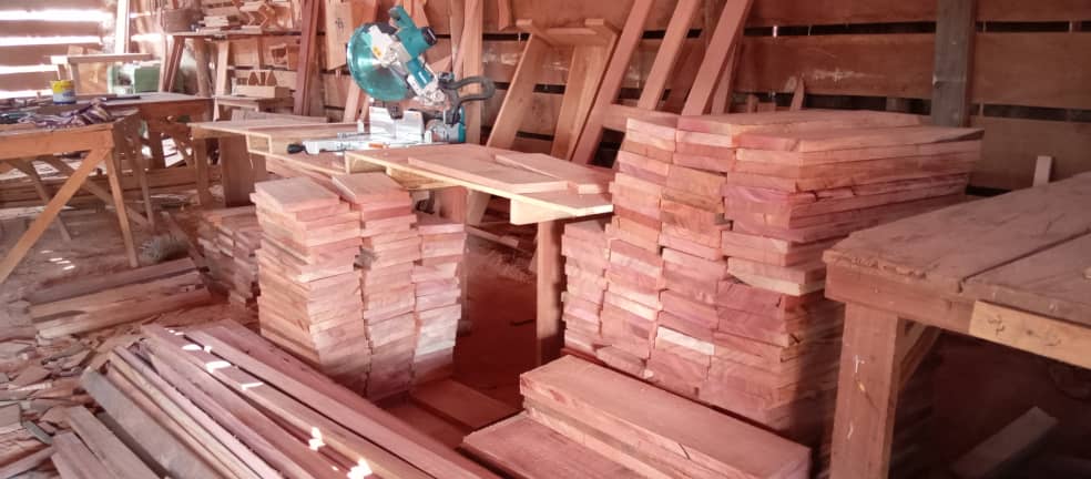 Woodwork production area